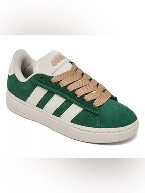 Women's Adidas Grand Court Alpha 00s Green Casual Sneakers